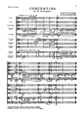 Concertino for String Quartet
