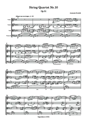 String Quartet No.10, Op.51