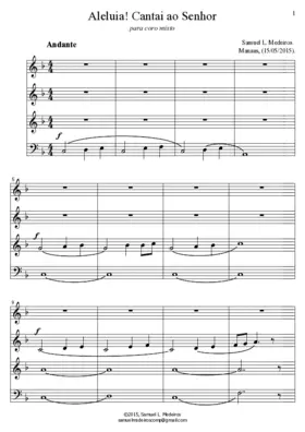 Aleluia! cantai ao Senhor