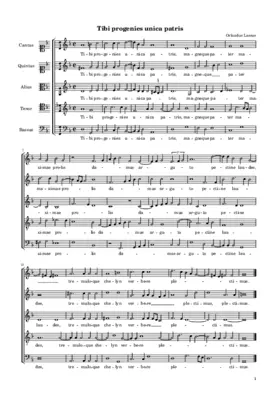 Tibi progenies unica patris a5