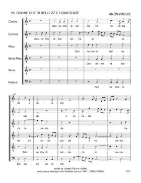 Donne che di bellezz' e honestade