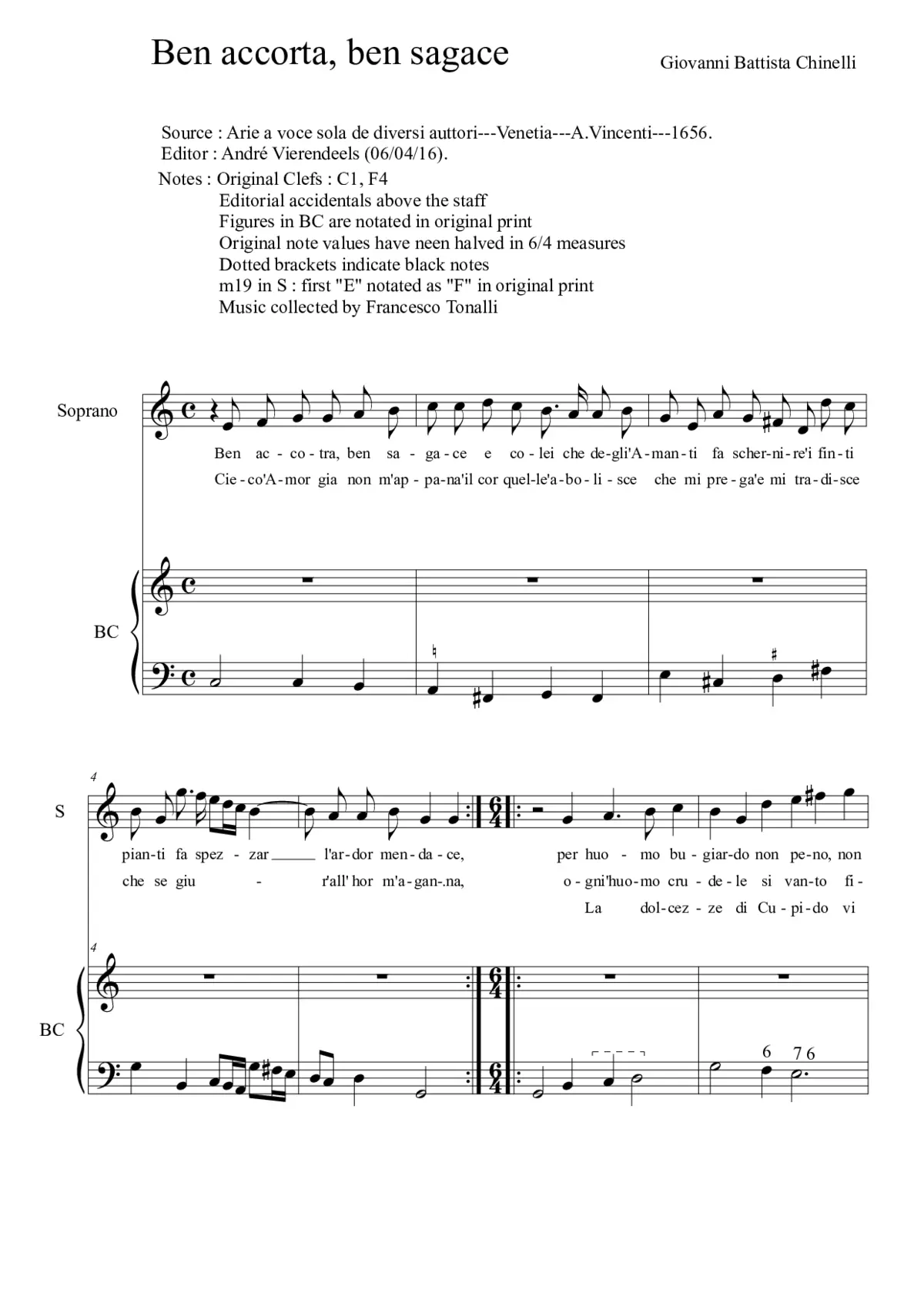 Ben accorta, ben sagace - Page 1
