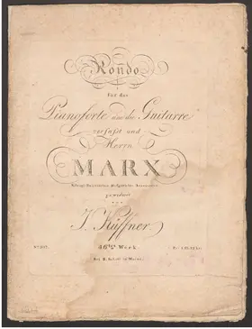 Rondo für das Pianoforte und die Guitarre