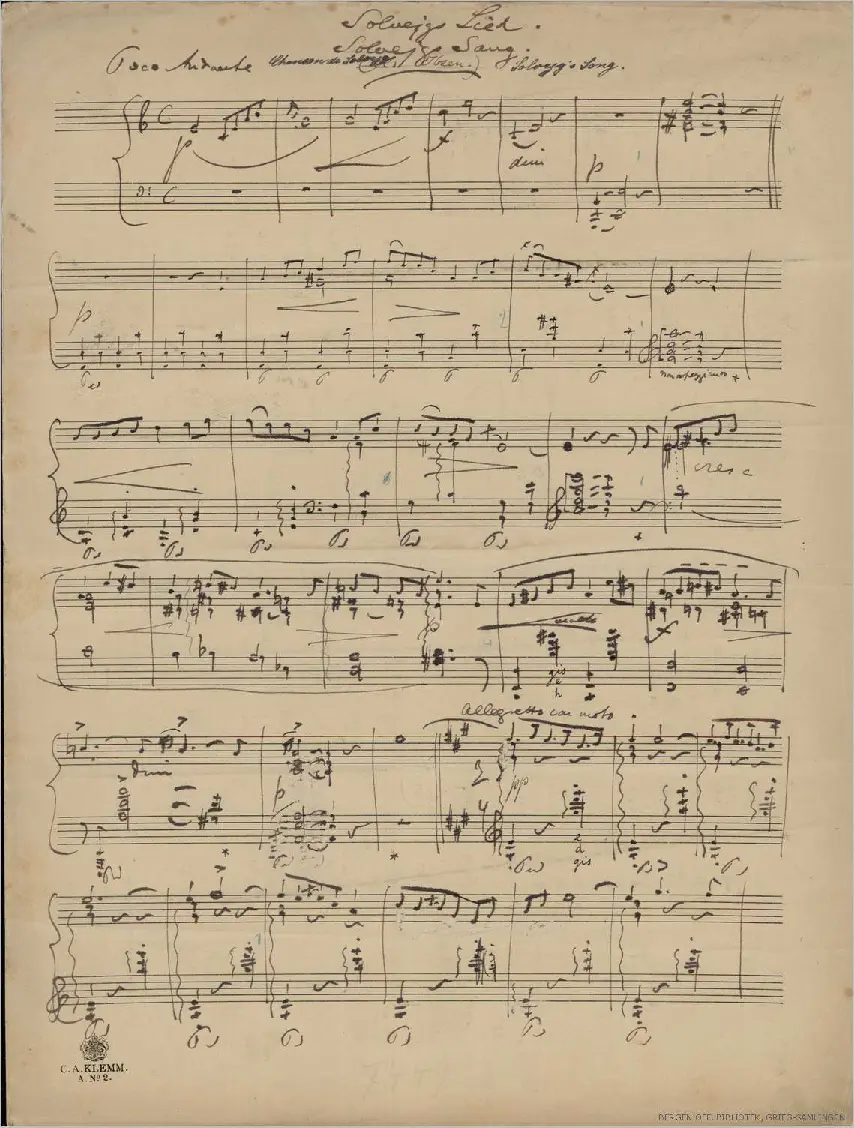 Piano Transcriptions of Songs - Page 1