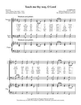 Teach me thy way, O Lord