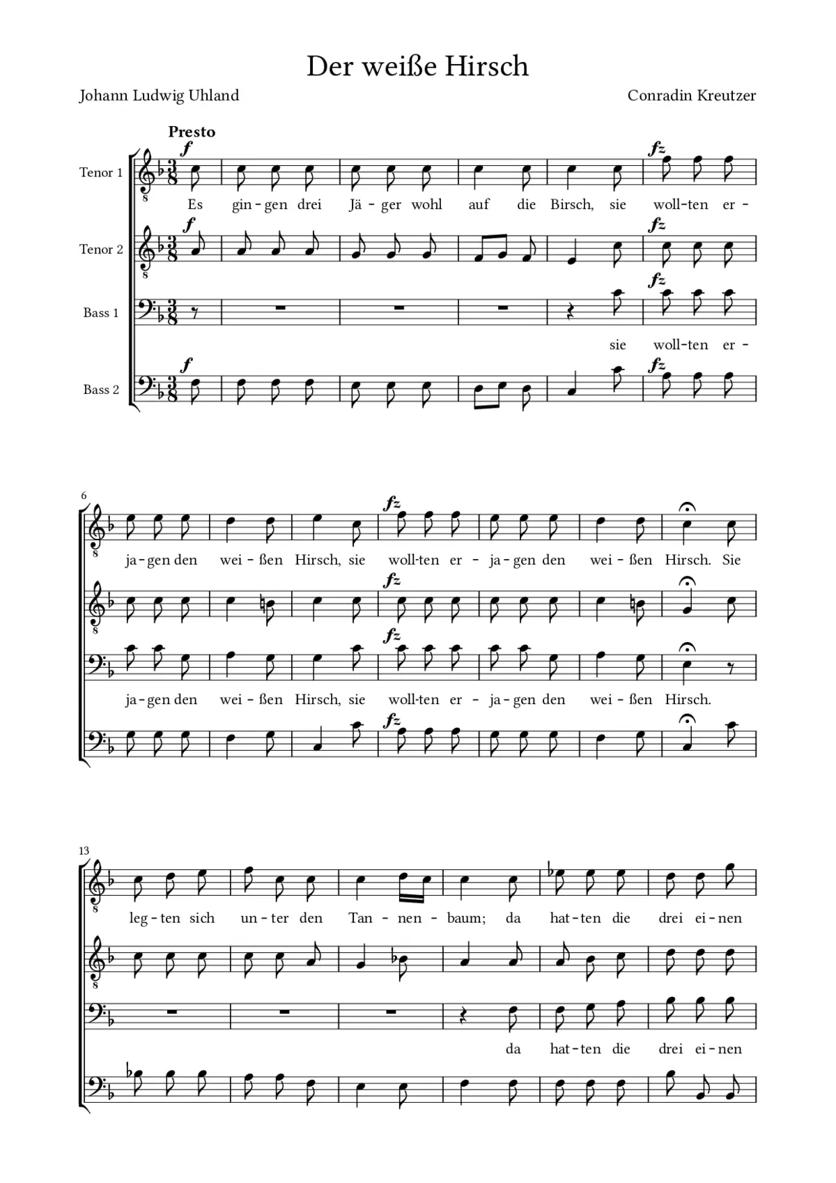 Der weiße Hirsch - Page 1