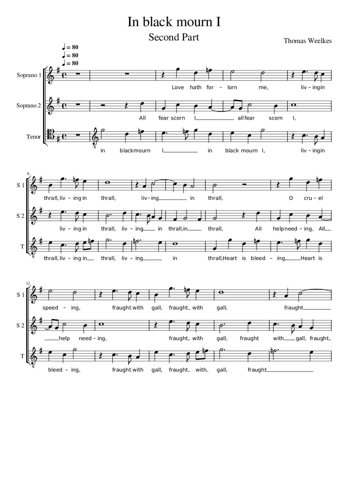 In black mourn I - Page 1