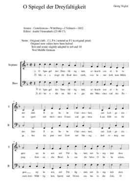 O Spiegel der Dreyfaltigkeit