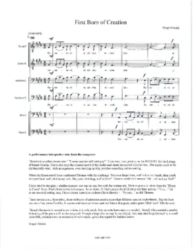 First Born of Creation