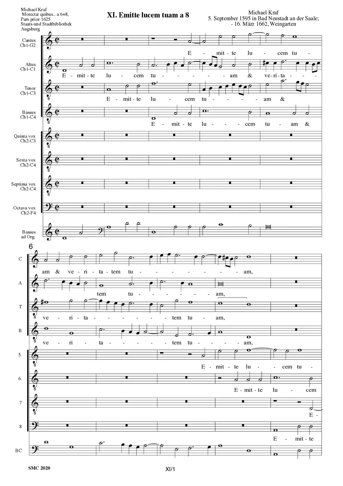 Emitte lucem tuam - Page 1