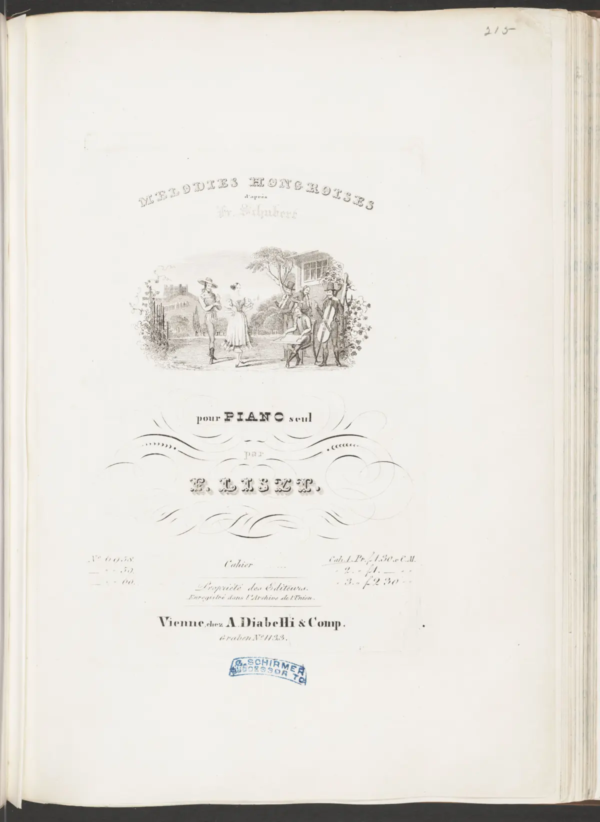 Mélodies hongroises d'après Franz Schubert - Page 1