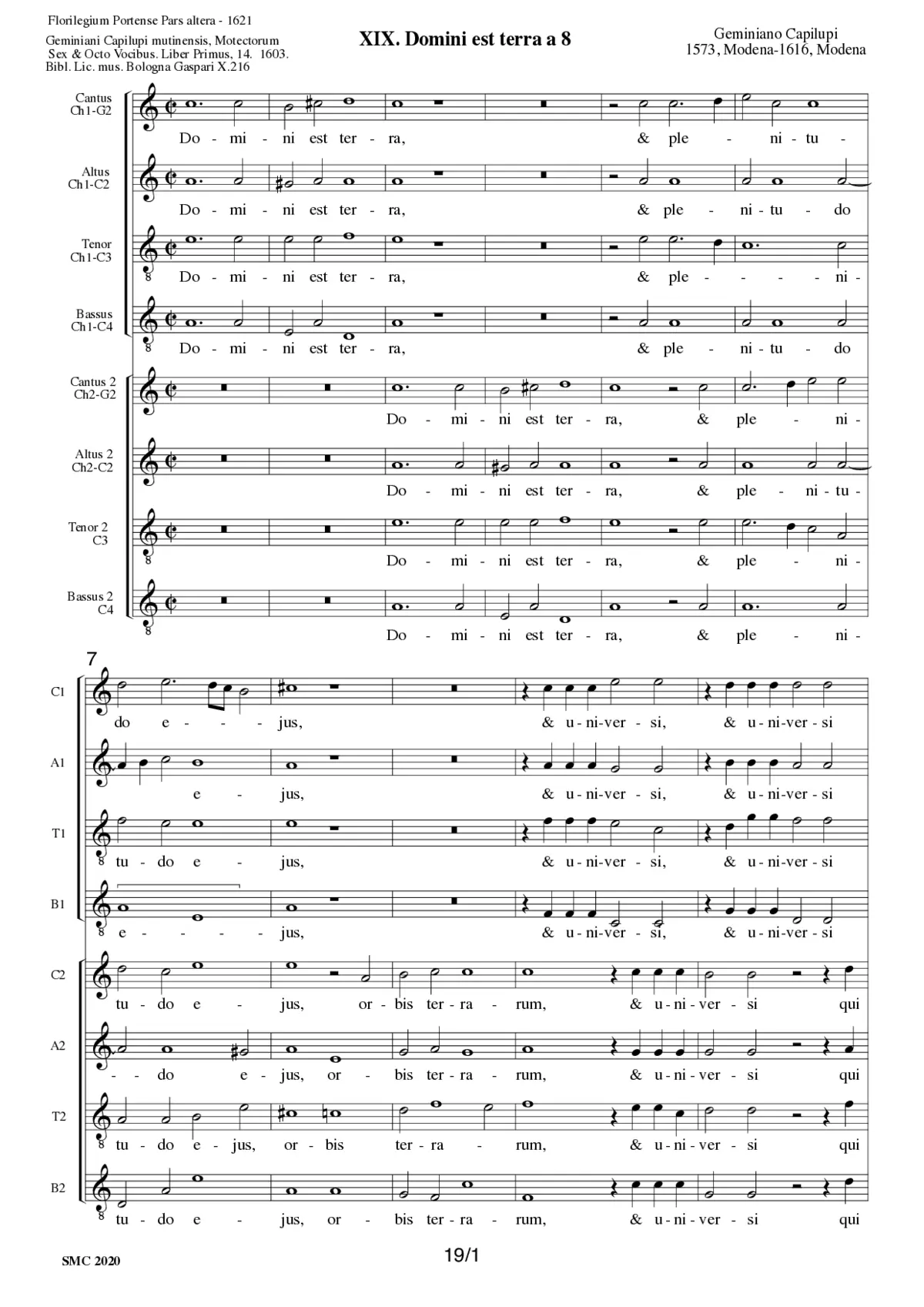 Domini est terra - Page 1