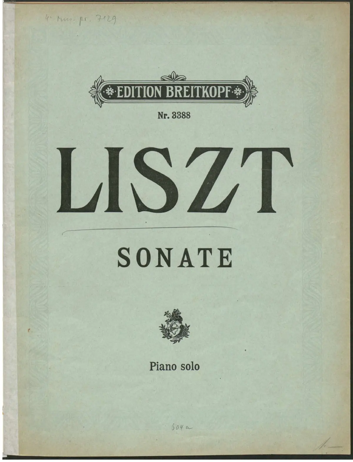 Piano Sonata - Page 1