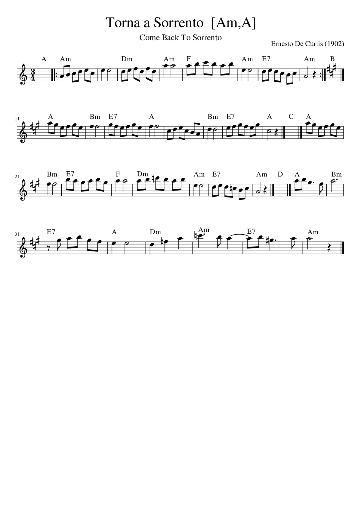 Torna a Sorrento [AmA] - Page 1