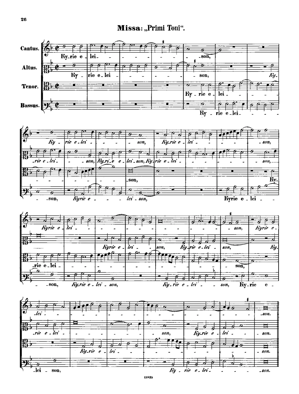 Missa primi toni - Page 1