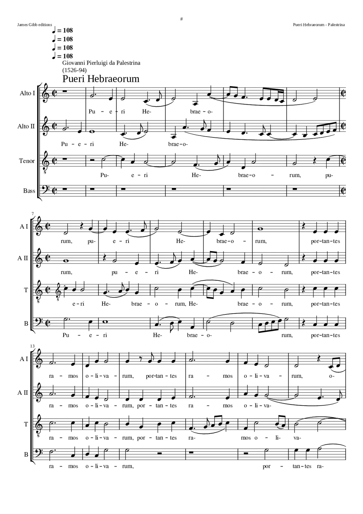 Pueri Hebraeorum - Page 1