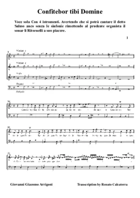 Confitebor tibi Domine