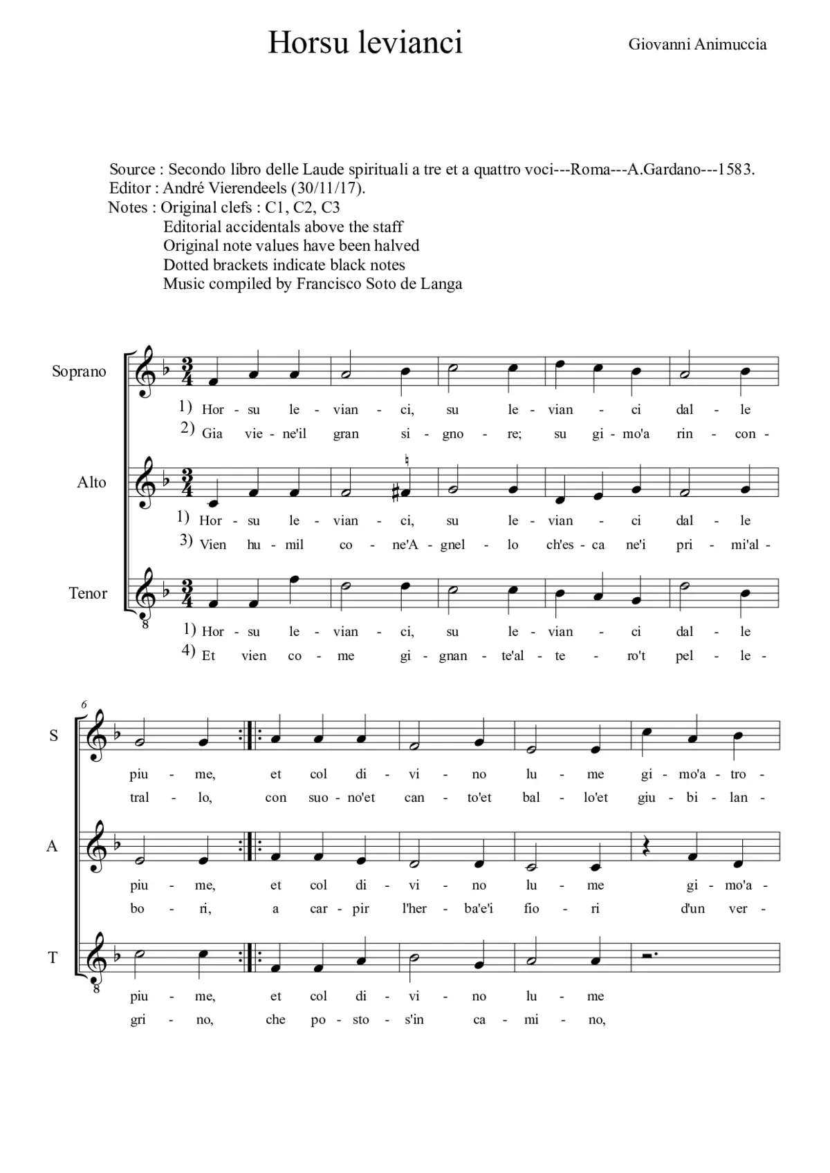 Horsu levianci - Page 1
