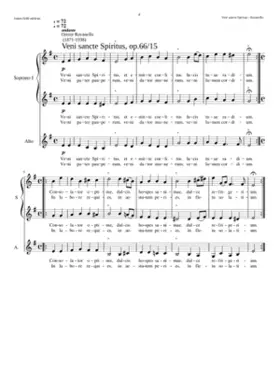 Veni sancte Spiritus op.66/15