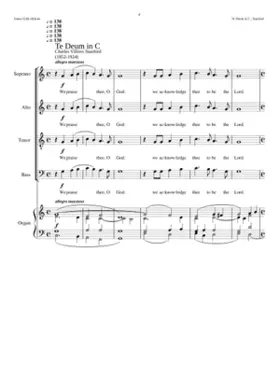 Te Deum and Jubilate in C Op. 115