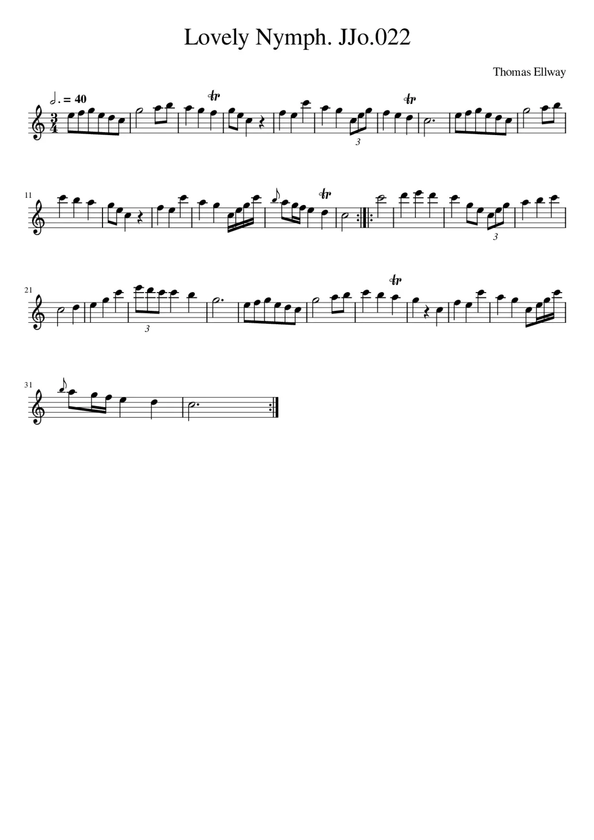 Lovely Nymph. JJo.022 - Page 1