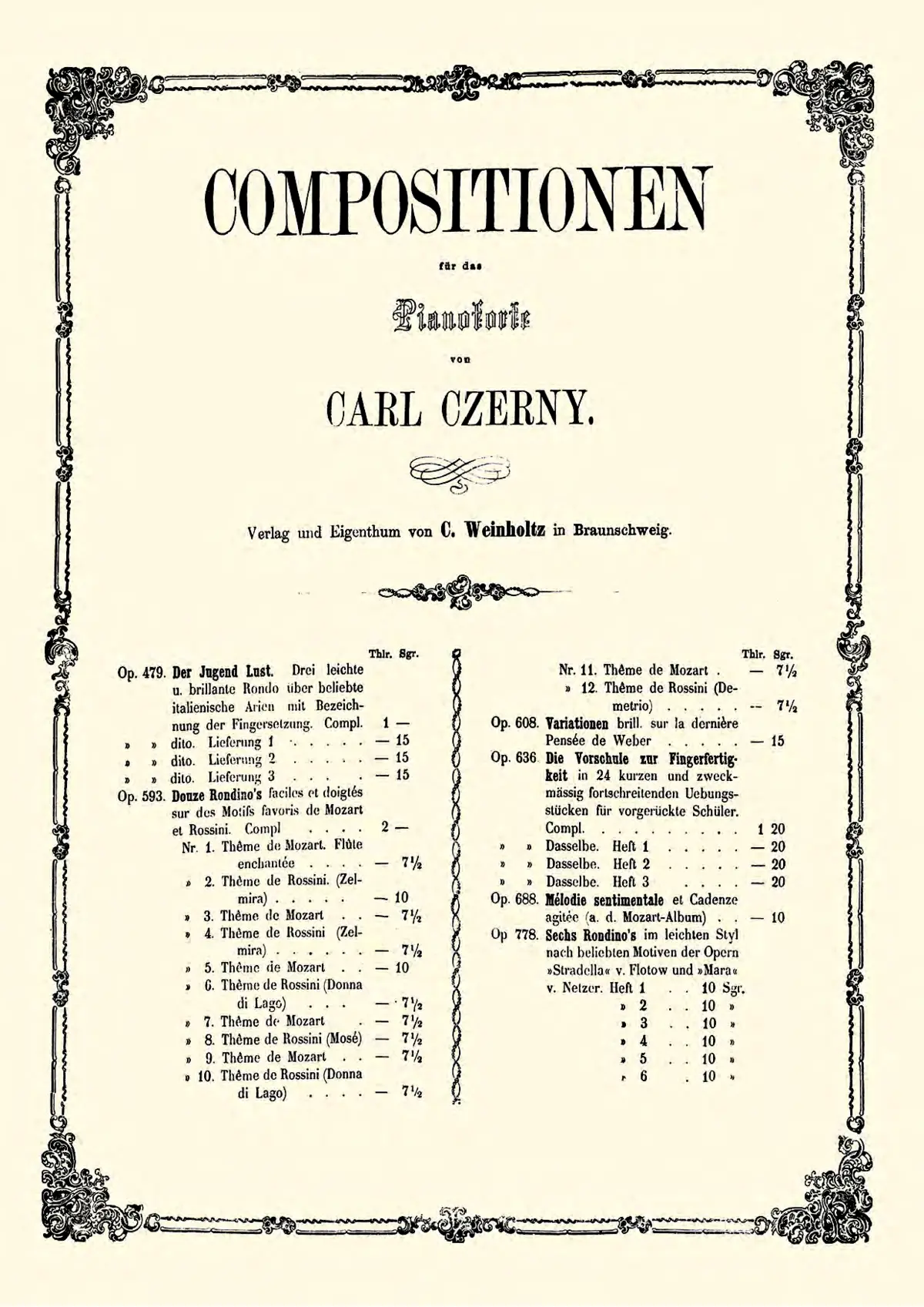 12 Rondinos faciles et doigtés sur des motifs favoris - Page 1