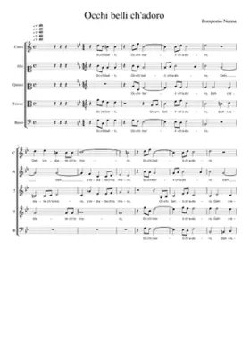 Occhi belli ch'adoro