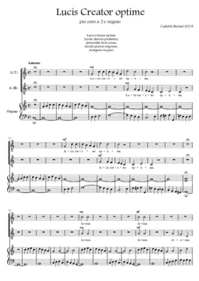 Lucis Creator optime