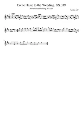 Haste to the Wedding