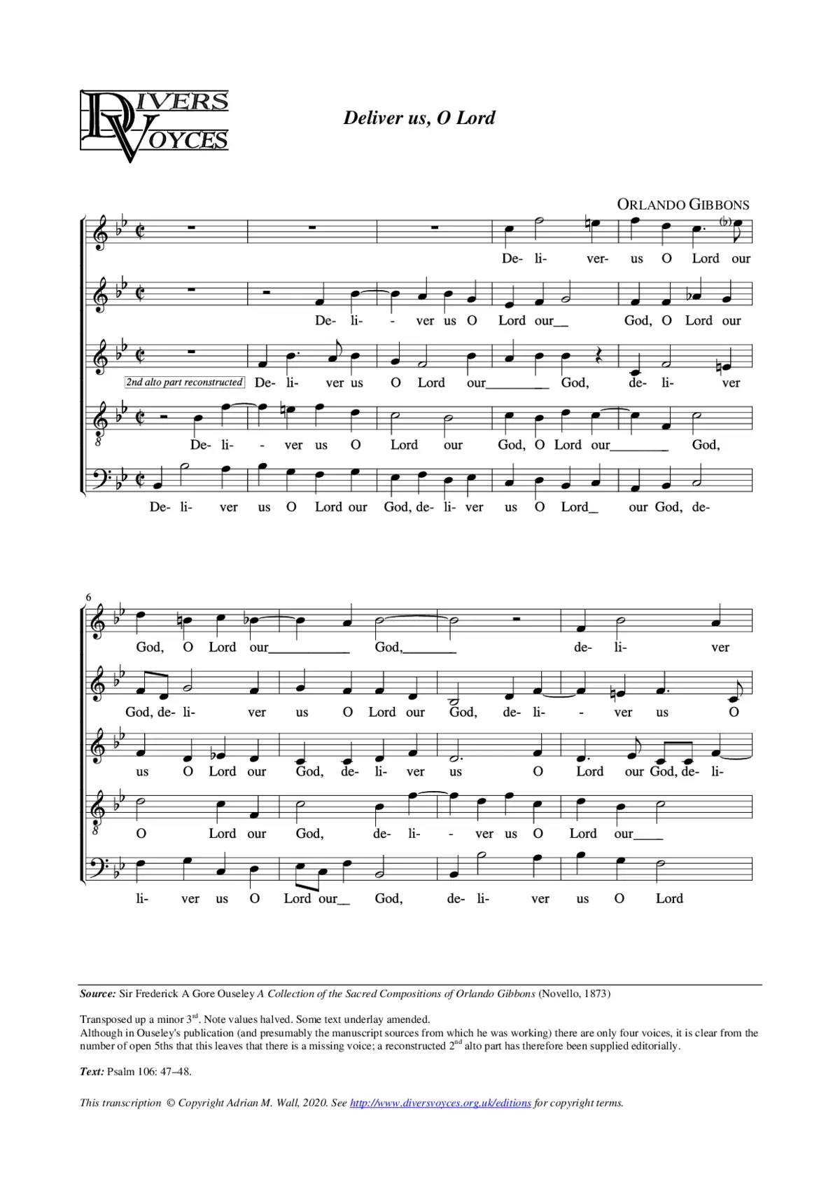 Blessed be the Lord - Page 1