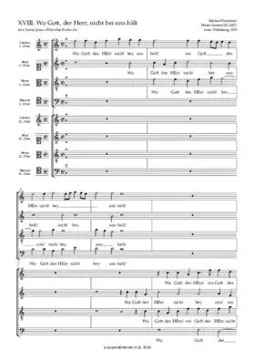 Wo Gott der Herr nicht bei uns hält