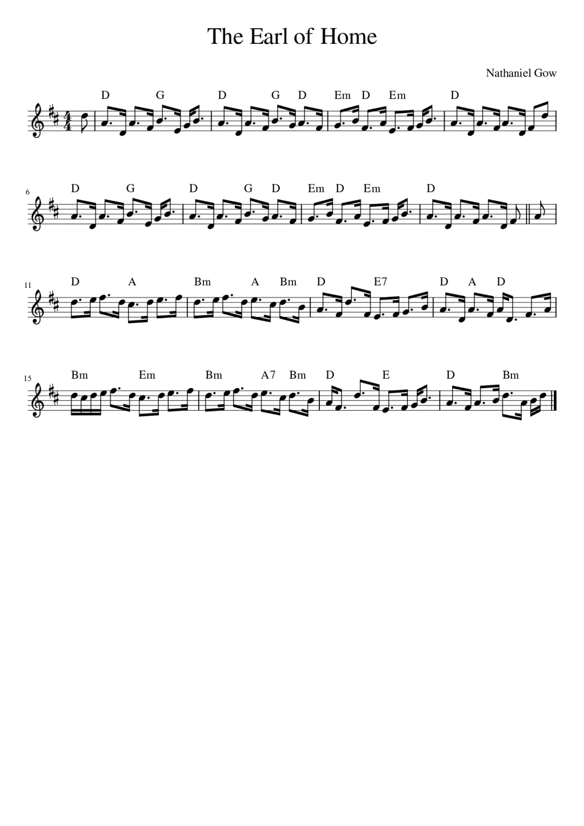 The Earl of Home - Page 1