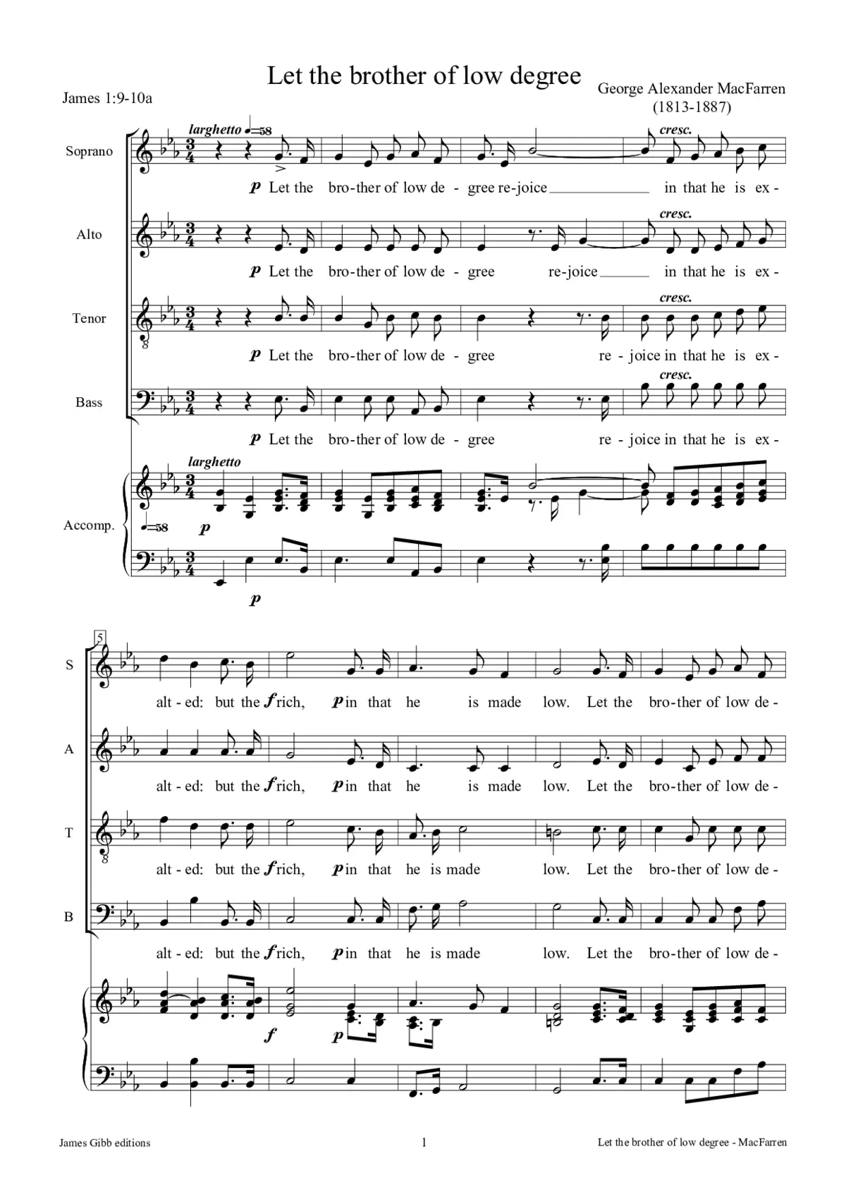 Let the brother of low degree - Page 1