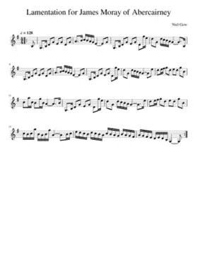 Lamentation for James Moray of Abercairney