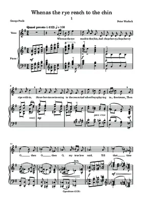 Whenas the rye reaches to the chin