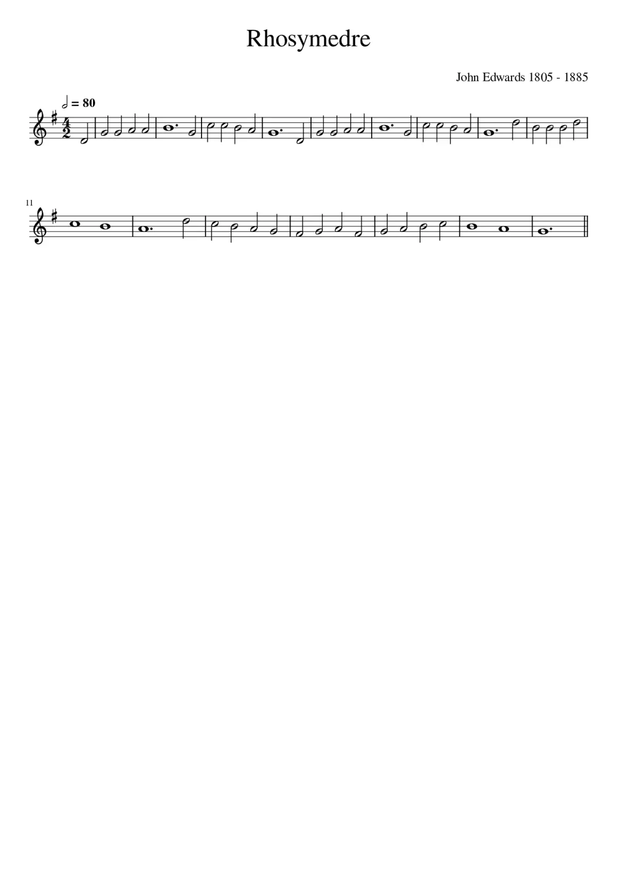 Rhosymedre - Page 1