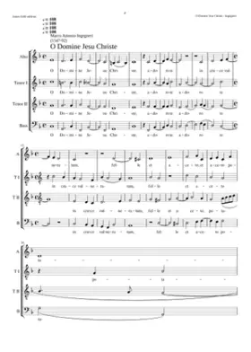 O Domine Jesu Christe
