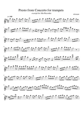 Concerto for 3 Trumpets and Timpani TWV 54:D4