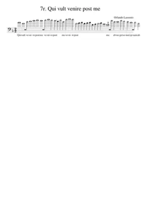 Qui vult venire post me