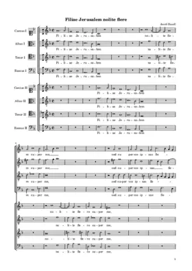 Filiae Jerusalem nolite flere