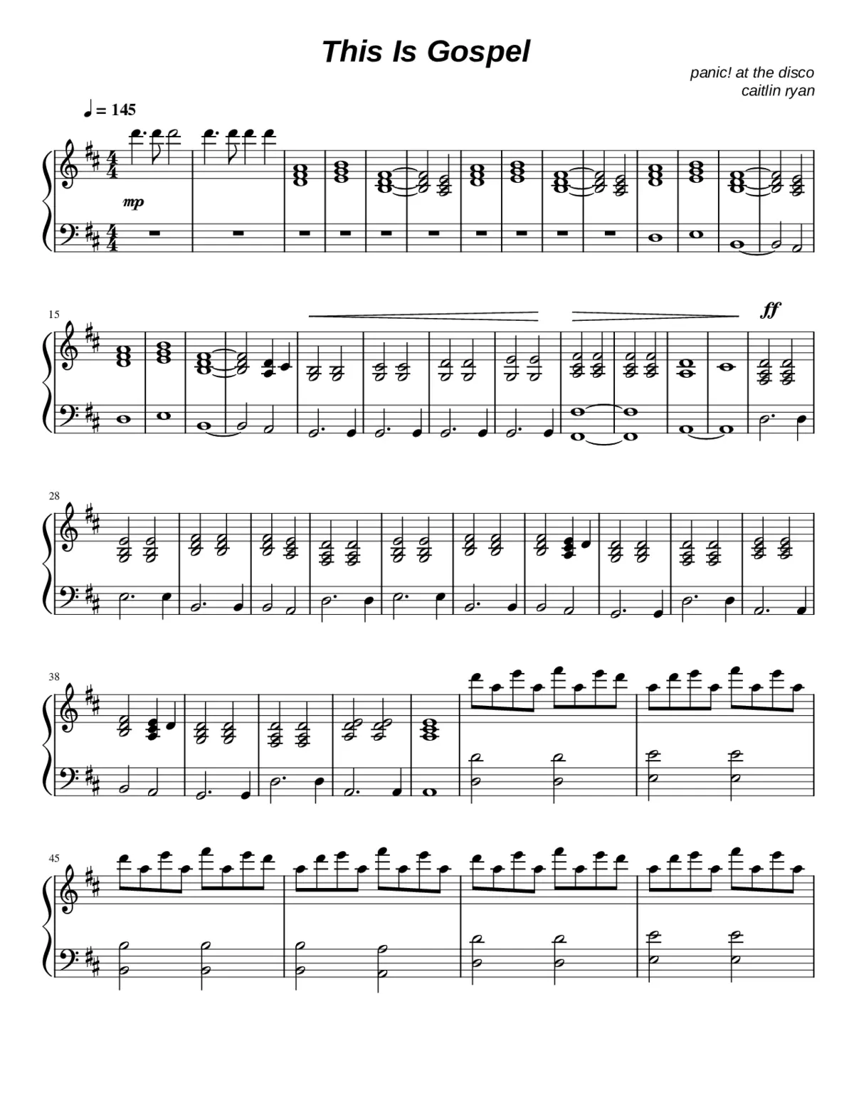 this is gospel - Page 1
