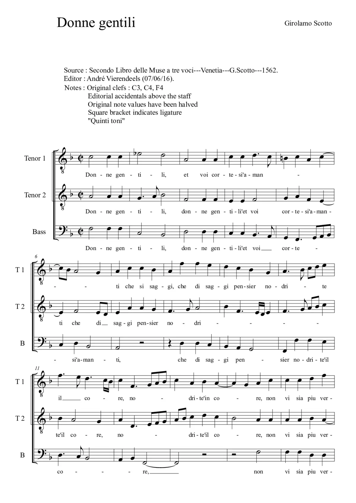 Donne gentili - Page 1