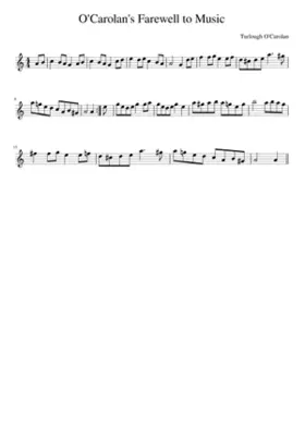 O'Carolan's Farewell to music