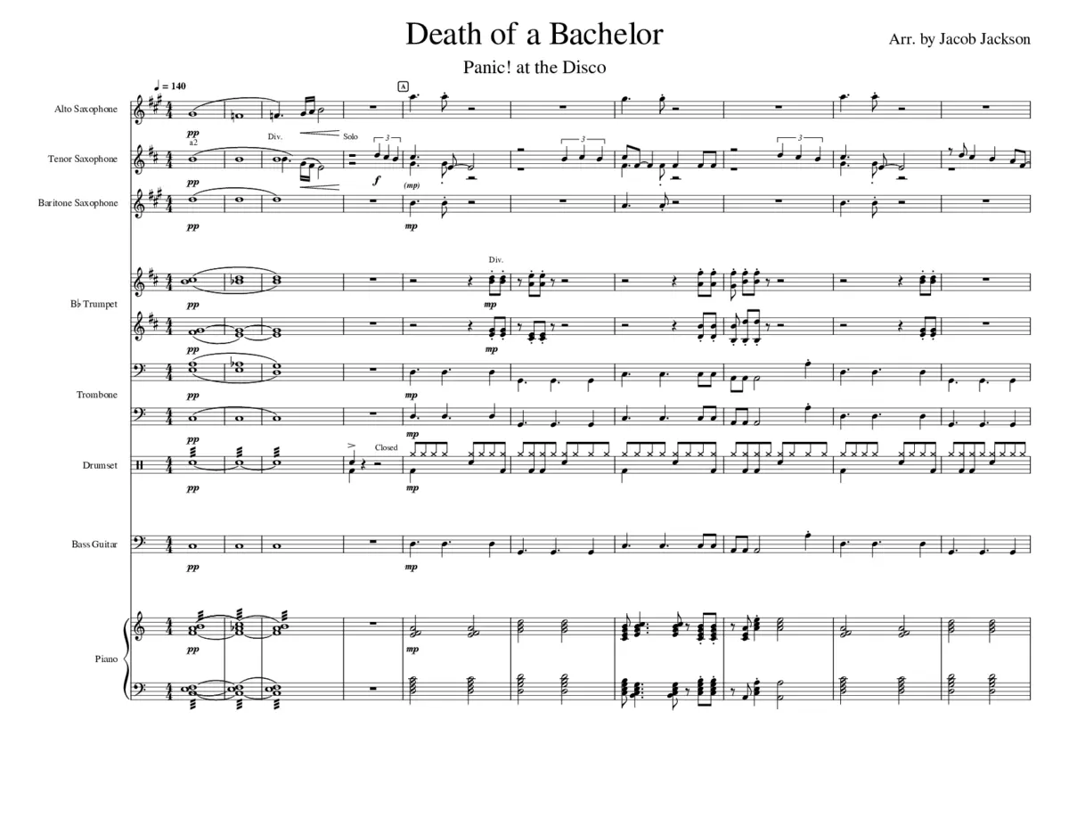 death of a bachelor - Page 1