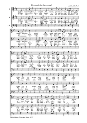 How stands the glass around?