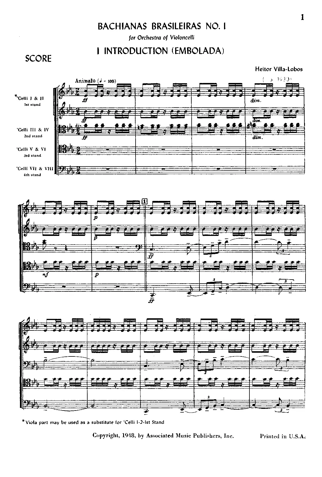 Bachianas brasileiras No.1 - Page 1