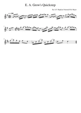 E. A. Grow's Quickstep
