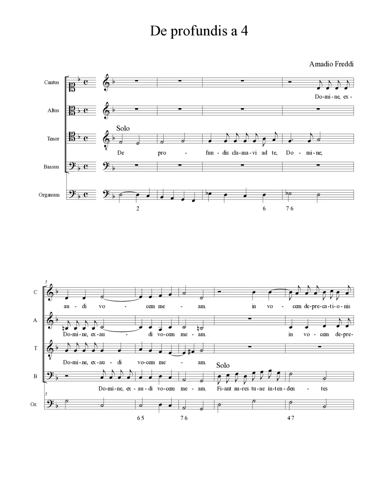 De profundis a 4 - Page 1