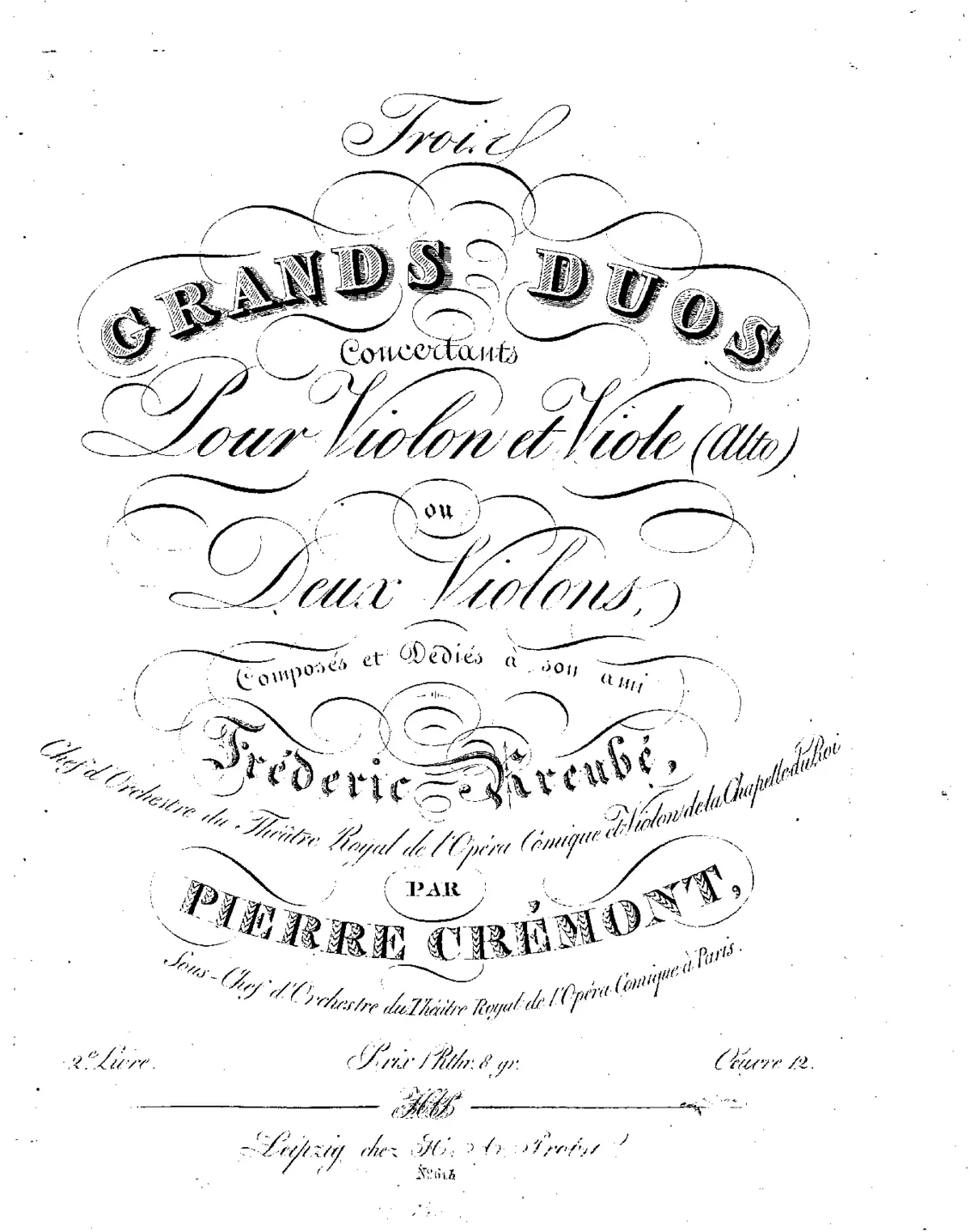 3 Duos for Violin and Viola or 2 Violins - Page 1