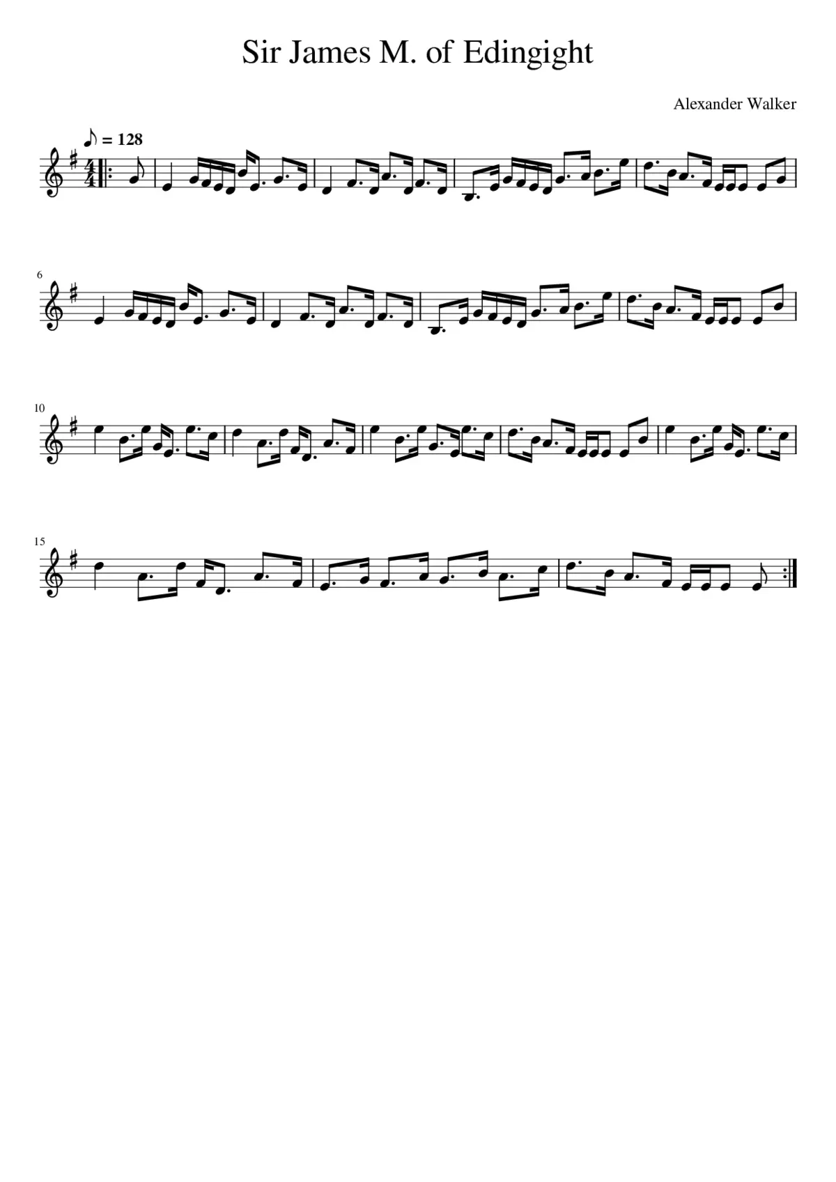 Sir James M. of Edingight - Page 1